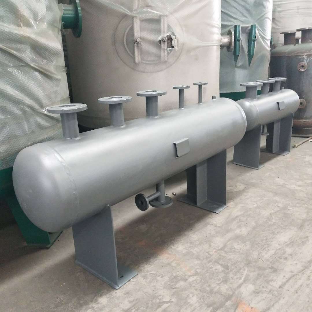 蒸汽分汽缸生产厂家高压卧式锅炉配套设备不锈钢分汽包空气分气缸