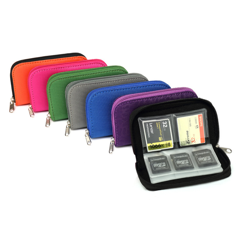 Mobile Phone Memory Card Bag, Camera Sd Memory Card Bag, 22-Piece Cf Card Holder, Source Manufacturer Ready-Made Batch