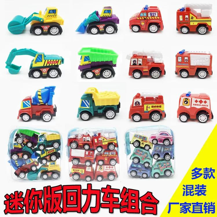 Warrior, toy car, set, small car model, fire truck