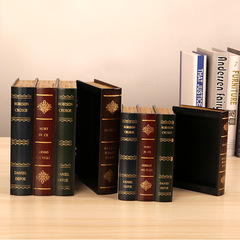 Wholesale fake book boxes from manufacturers, vintage storage props, book jewelry storage packaging, office fake book decorations, display ornaments