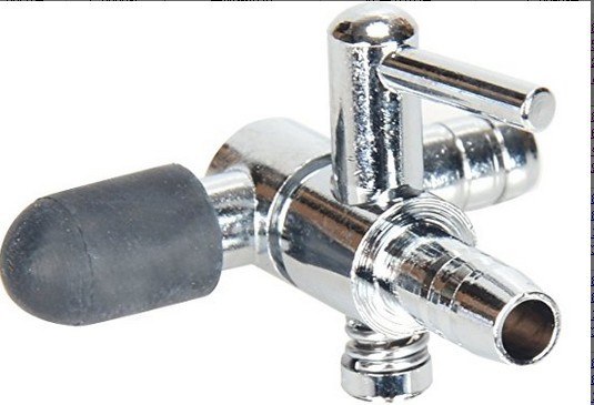 Tanque de peces tubo de aire de acero inoxidable distribuidor de metal Válvula de control de volumen de aire acuario bomba de oxígeno válvula de regulación