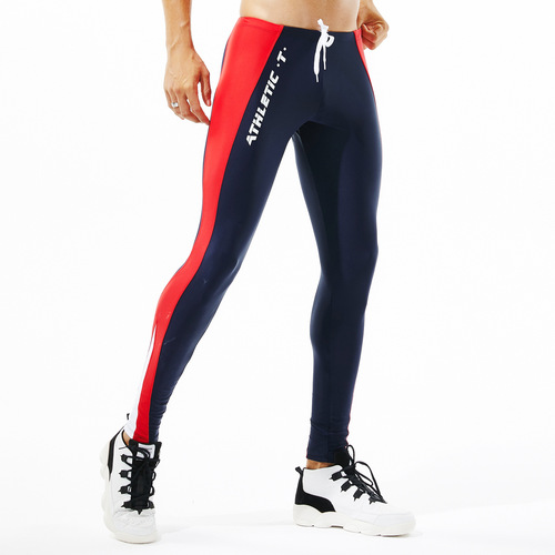 Specially designed for sports men's tight training trousers, fitness running trousers, swimming men's trousers cross-border wholesale