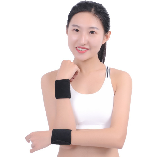 Cross-border warm-up basketball protective wrist support with tourmaline self-heating wristband