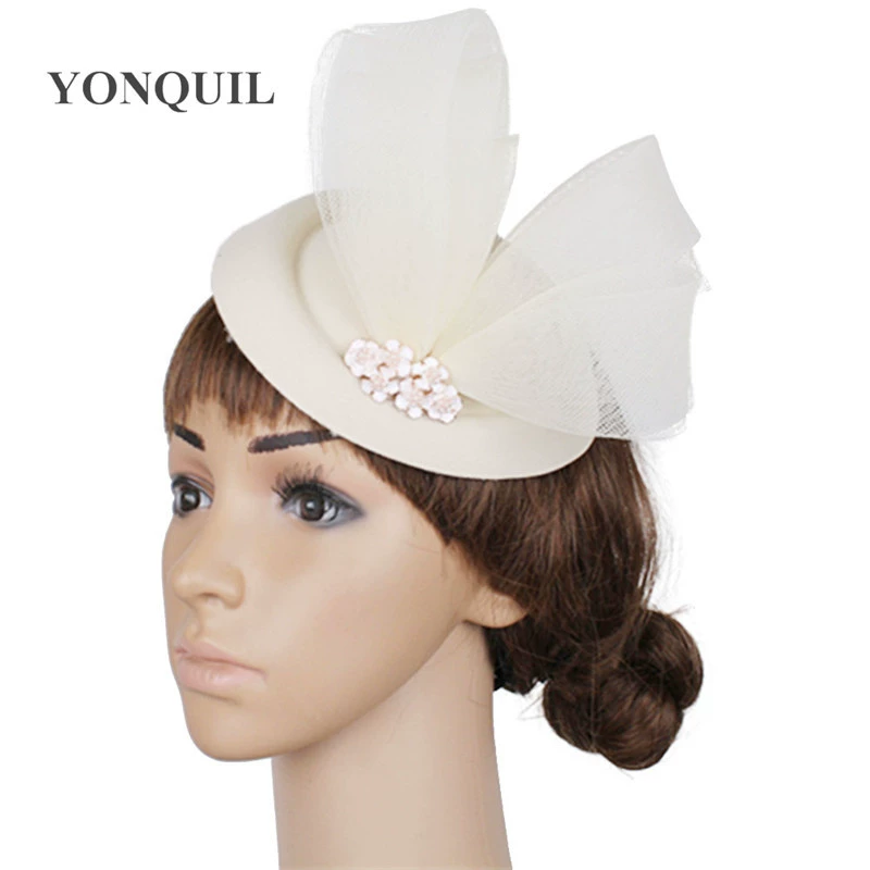 Hat handmade for bride, hair accessory, ebay, flowered