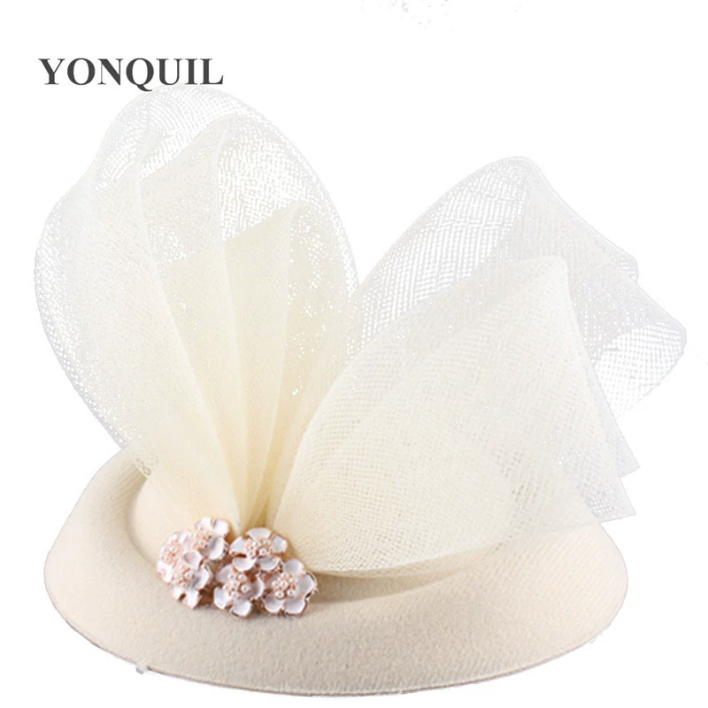 Hat handmade for bride, hair accessory, ebay, flowered