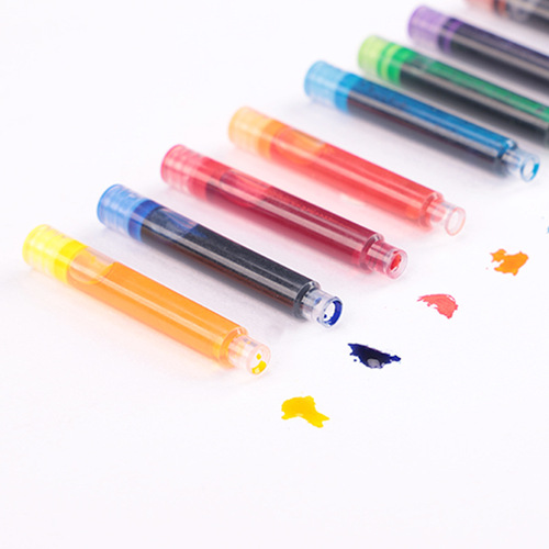 High-quality new color 3.4 caliber fountain pen replacement ink cartridge, 10 colors available, 359 series plastic pen