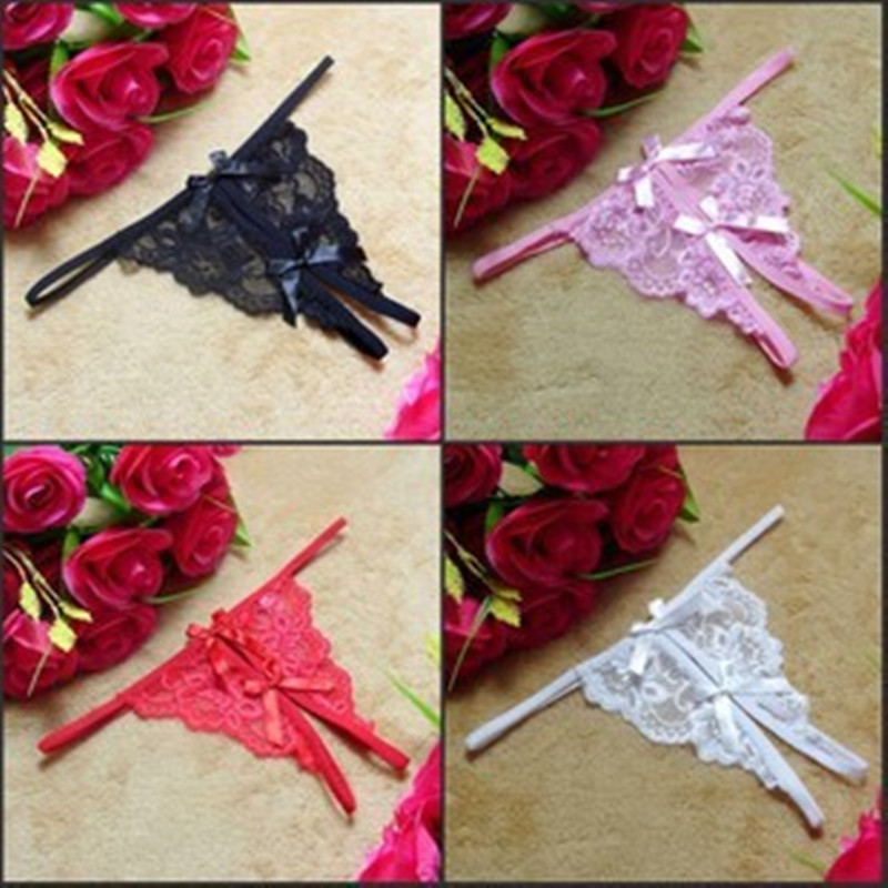 Sexy sexy temptation open panties New Ladies lace butterfly open t pants support a generation of hair