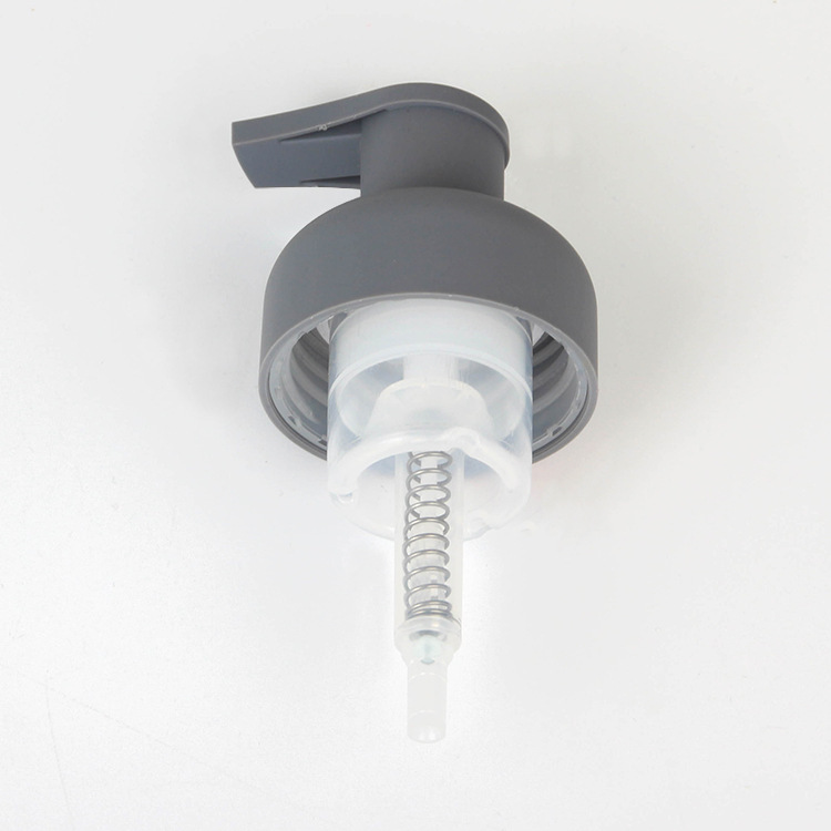 厂家供应乳液瓶塑料泡沫喷头压式乳液泵头外置弹簧abs乳液瓶喷头