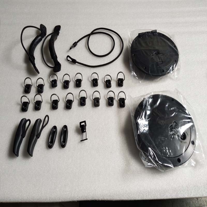 Supply outdoor canoe paddle kayak accessories 3-person platform boat self-contained hatch cover elastic rope package