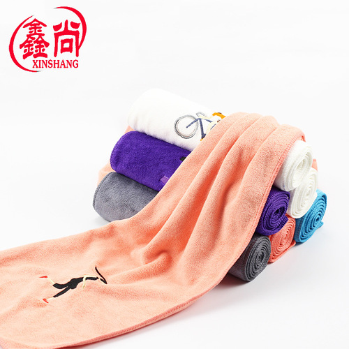 Marathon sports towel wholesale 25*110 microfiber quick-drying fitness towel custom logo support towel
