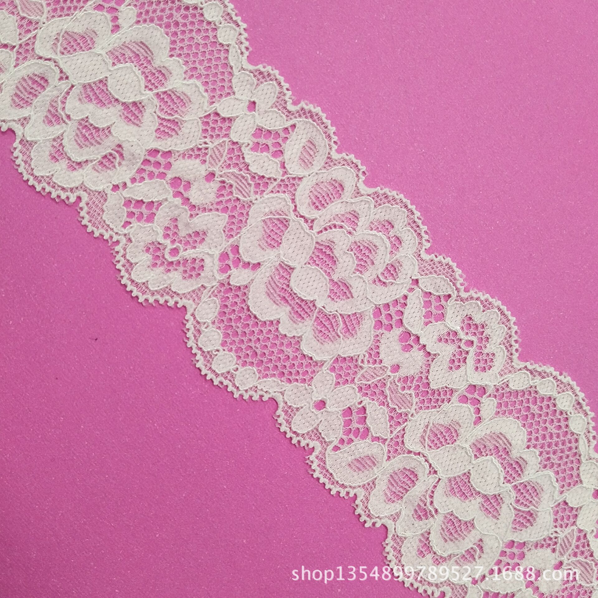 5.5cm股线弹力蕾丝花边欢迎咨询洽谈