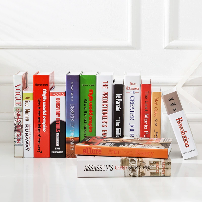 Реалистичные современные украшения, модель книги, английский, простой и элегантный дизайн, прямая продажа с завода
