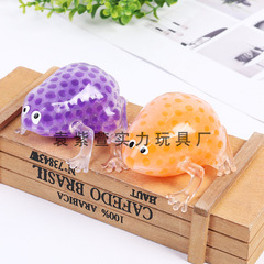 Creativity Colorful Beads Stress Relief Ball Frog Multi-color Beads Prank Gag Toy Manufacturer Wholesale