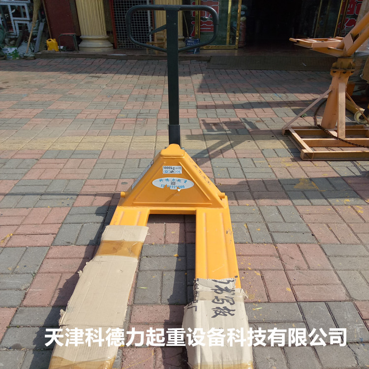 搬运叉车 2T3吨T5T手动托盘搬运车 手动液压叉车  地牛