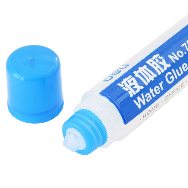Deli 7302 liquid glue large 50ml glue stick office student supplies high viscosity liquid glue easy to carry
