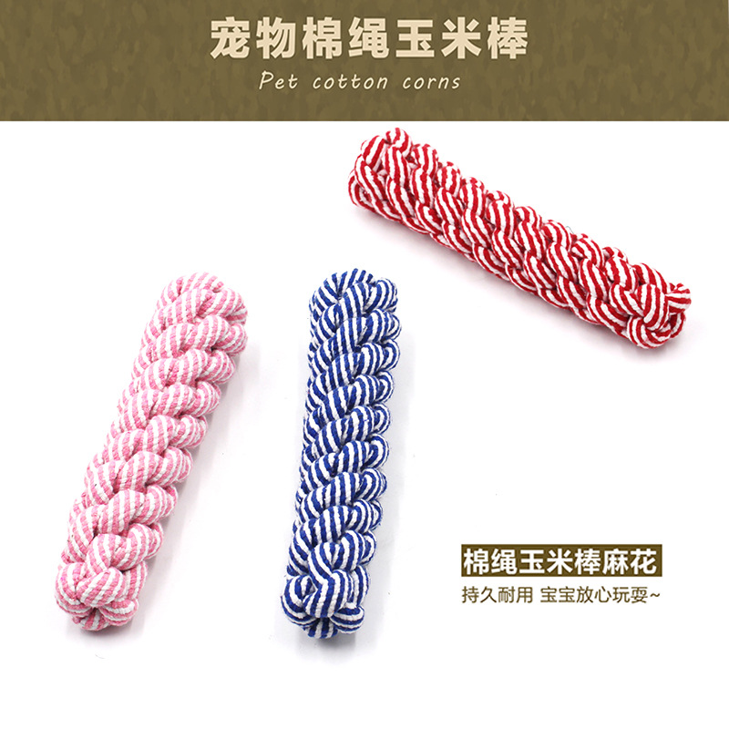 Cuerda de algodón mazorca de maíz 20cm
