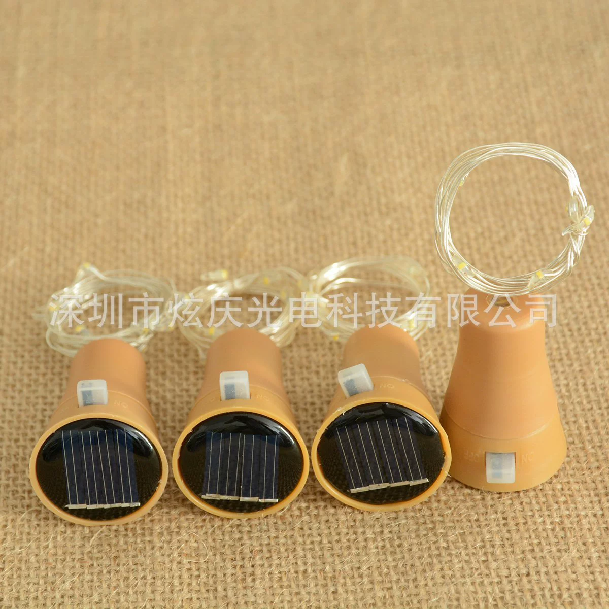 Поставка электронной коммерции светодиодная Солнечная пробка для винных бутылок медная проволока лампа строка мини Солнечная пробка для бутылок Бар декоративная лампа строка