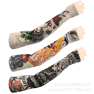 Tattoo ice sleeve spot wholesale outdoor sports arm sleeve sunscreen sunshade UV riding tattoo sleeve