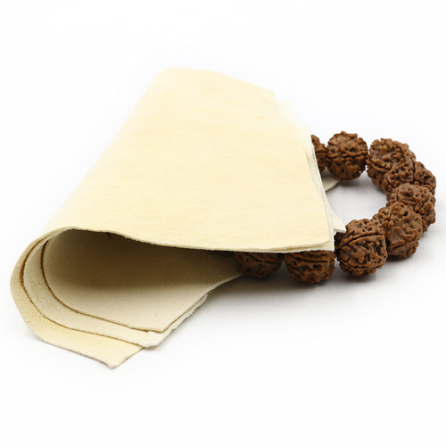 Deer skin square scarf 15*15cm, craft deer skin square scarf, bead polishing cloth, disc playing wiping cloth