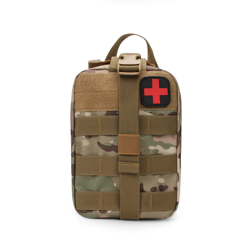 Bolsa médica bolsa de accesorios bolsa de cintura táctica camuflaje bolsa multifunción bolsa de Montañismo al aire libre