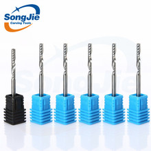 3.175 亚克力 数控 抛光单刃螺旋铣刀 PVC 无毛刺木工雕刻机刀具