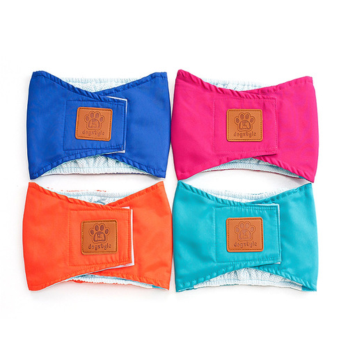 Creative new solid color pet male dog menstrual pants dog polite belt anti-harassment puppy safety pants manufacturer wholesale