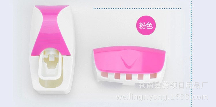 Fábrica directa personalidad creativa máquina de exprusión de pasta de dientes plástica productos sanitarios en línea famosa máquina de exprusión automática de pasta de dientes