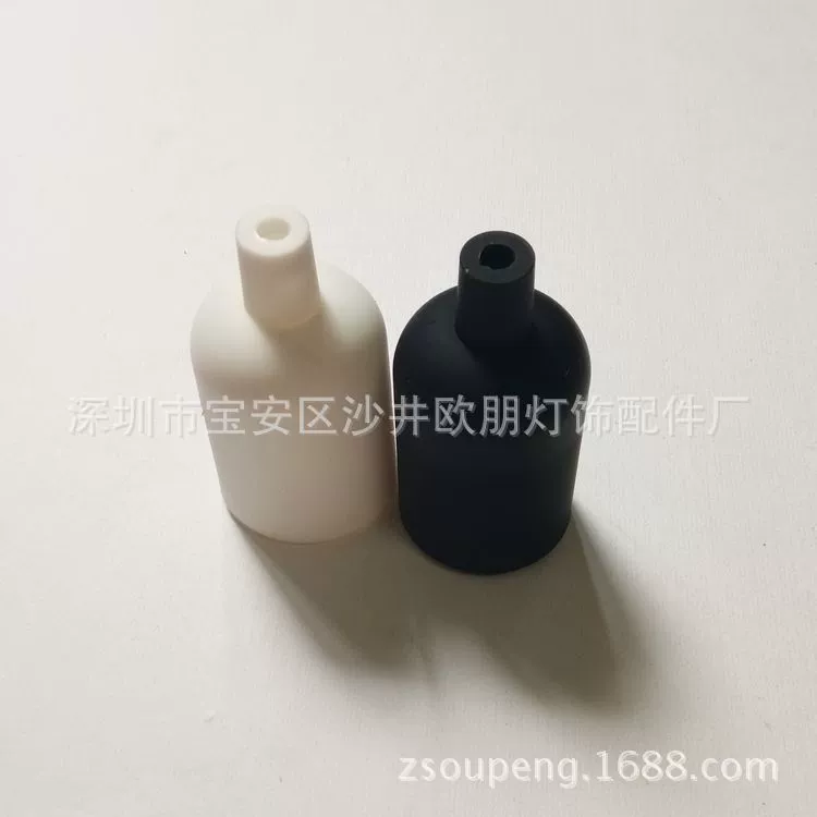 Цветные силиконовые лампы чашки E27 фитинги головки лампы короткие