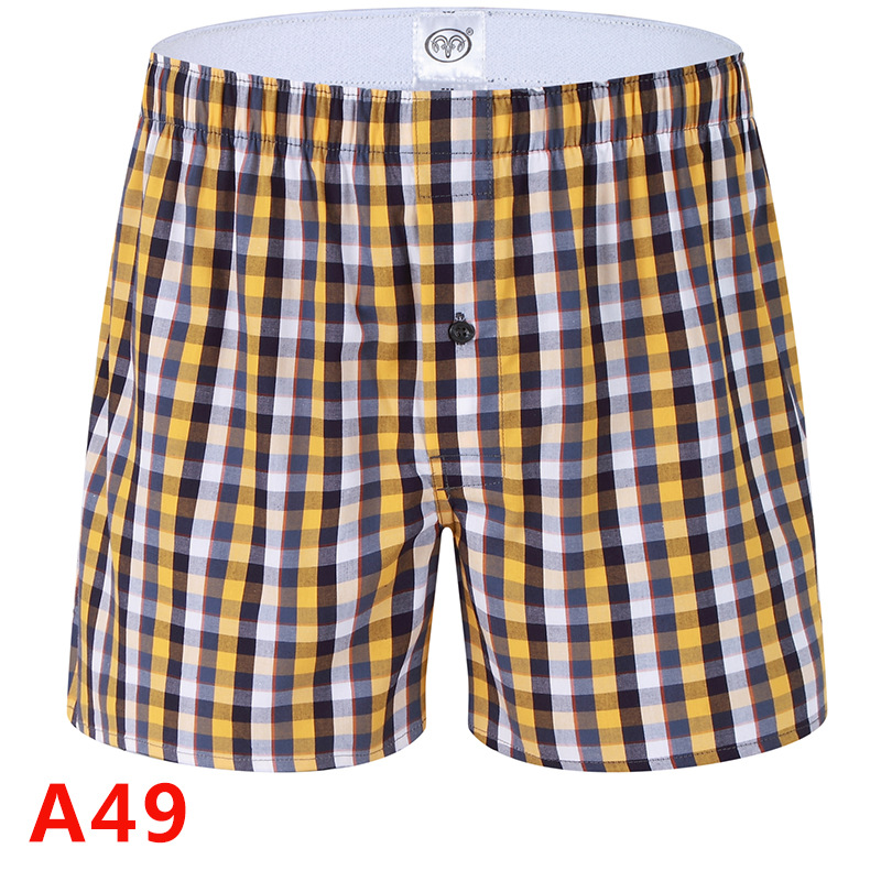 Lin Hengxiang algodón sueltos calzoncillos de los hombres verano casa casual impreso Arro pantalones cortos pantalones de los hombres al por mayor