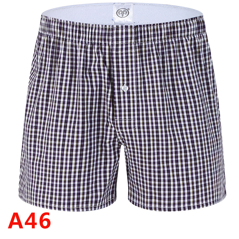 Lin Hengxiang algodón sueltos calzoncillos de los hombres verano casa casual impreso Arro pantalones cortos pantalones de los hombres al por mayor