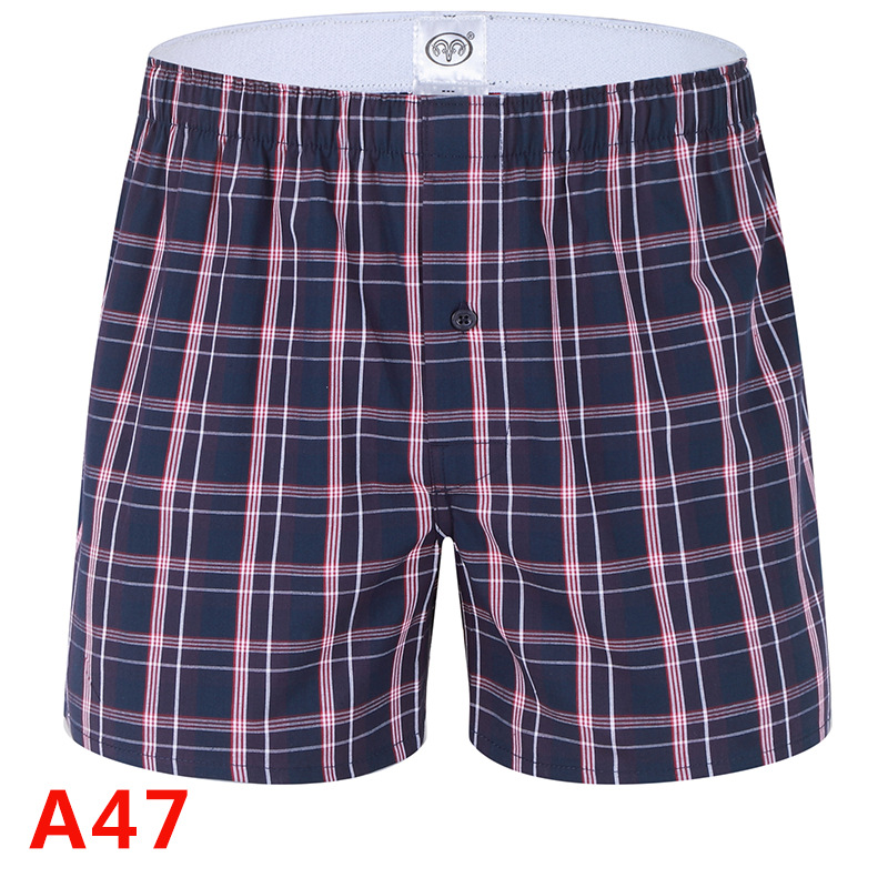 Lin Hengxiang algodón sueltos calzoncillos de los hombres verano casa casual impreso Arro pantalones cortos pantalones de los hombres al por mayor