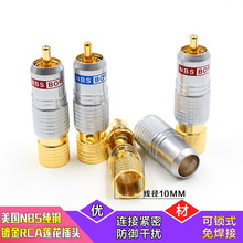 ��CMC ����+�⺸ ��Ʒ��24K�ƽ� ��ͭ ͬ��RCA������ͷ ÷������