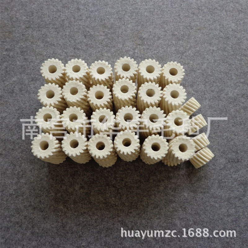 左旋2M17齿毛毡润滑齿轮 2MZ17D15 机器人机械臂汽车润滑毛毡齿轮