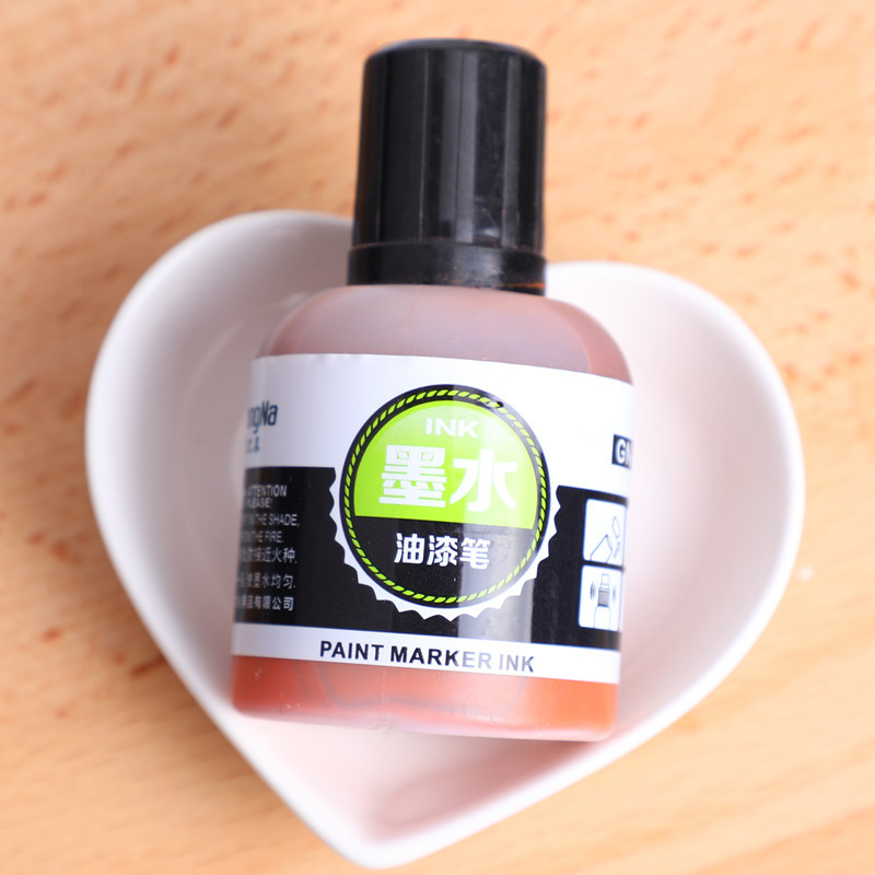 Pluma de pintura de Guangna SP110 álbum graffiti signo-en el título de la pluma de la boda pluma de la pintura de la marca blanca aceitosa pluma