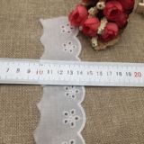 Хлопковое кружевное белое нижнее белье, с вышивкой, 4.2см