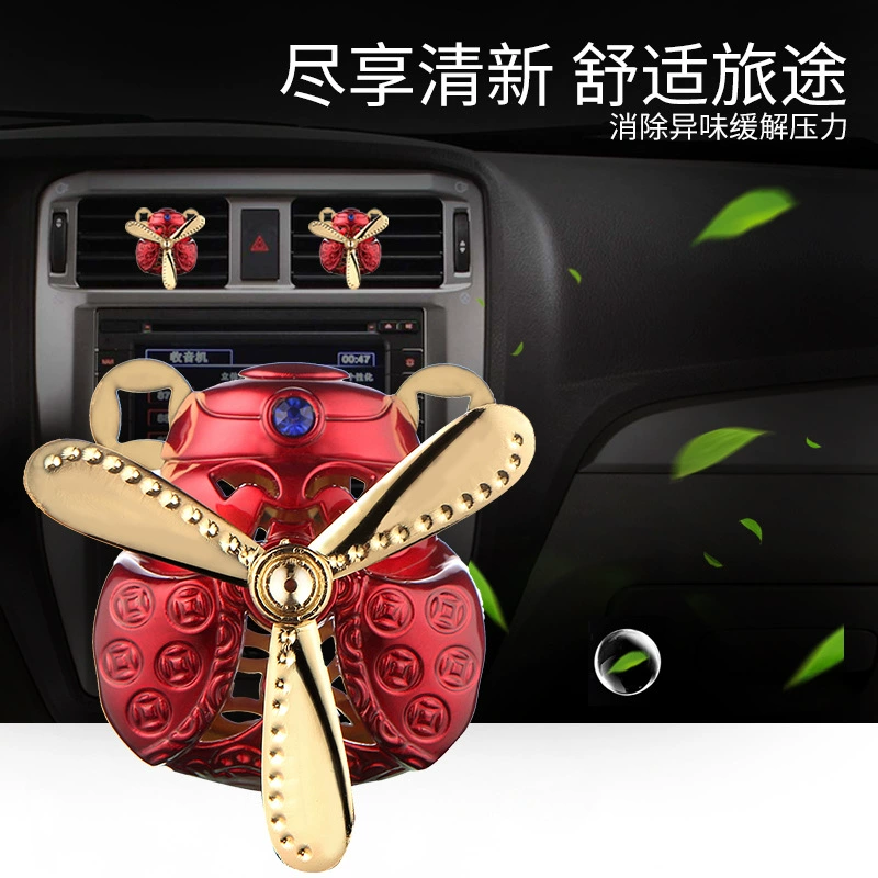 Бог богатства Вращающийся выход воздуха Духи Автомобильный кондиционер Выход воздуха Зажим для духов Автомобильные духи Выход воздуха Ароматерапия Удаление запаха