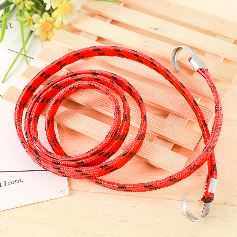 摩托车行李带捆绑绳绑带挂钩松紧弹力绳子货物拉紧带1.4m行李绳