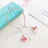 Fresh hair accessory, earrings, headband, cloth, pendant, Japanese and Korean, simple and elegant design, flowered, wholesale