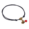 Universal ankle bracelet, accessory, Korean style, simple and elegant design, flowered