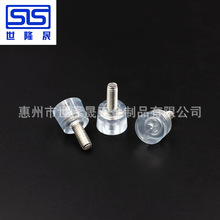 调节脚10*M5调整脚防滑优质家具可调脚垫固定可调脚透明PVC调节脚