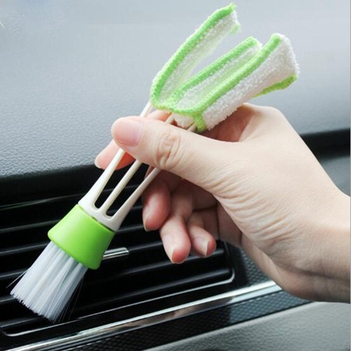 Car air conditioning outlet cleaning brush car interior cleaning tool brush car interior dust removal brush soft bristles