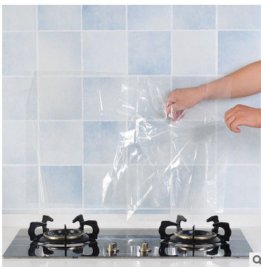 创意厨房透明防油贴纸 防油贴纸 防水墙贴 防油污贴纸