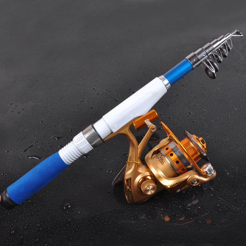 AliExpress fábrica al por mayor ultra-corto pequeño mar Polo 1,2 m 1,7 m Super duro carbono mar Polo de pesca caña de pescar transfronteriza