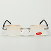 Fashionable anti-radiation diamond metal glasses