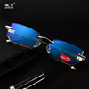 Fashionable anti-radiation diamond metal glasses