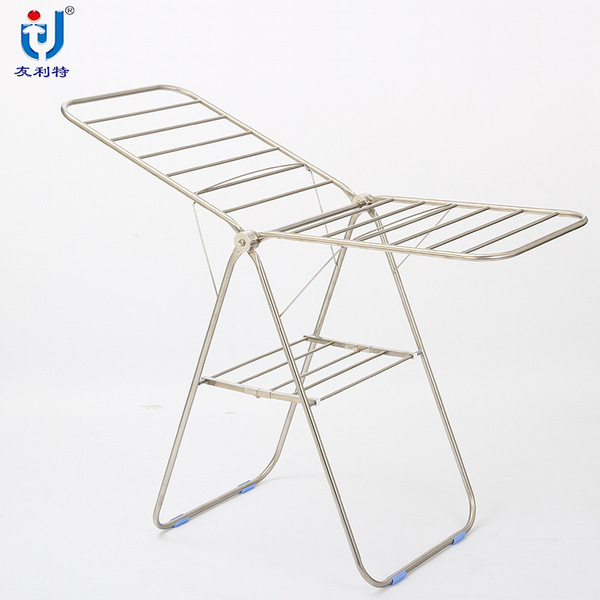Wholesale installation-free stainless steel clothes drying rack