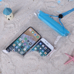 Cross-border best-selling transparent iPad bag Outdoor drifting tablet phone diving case PVC large phone waterproof bag
