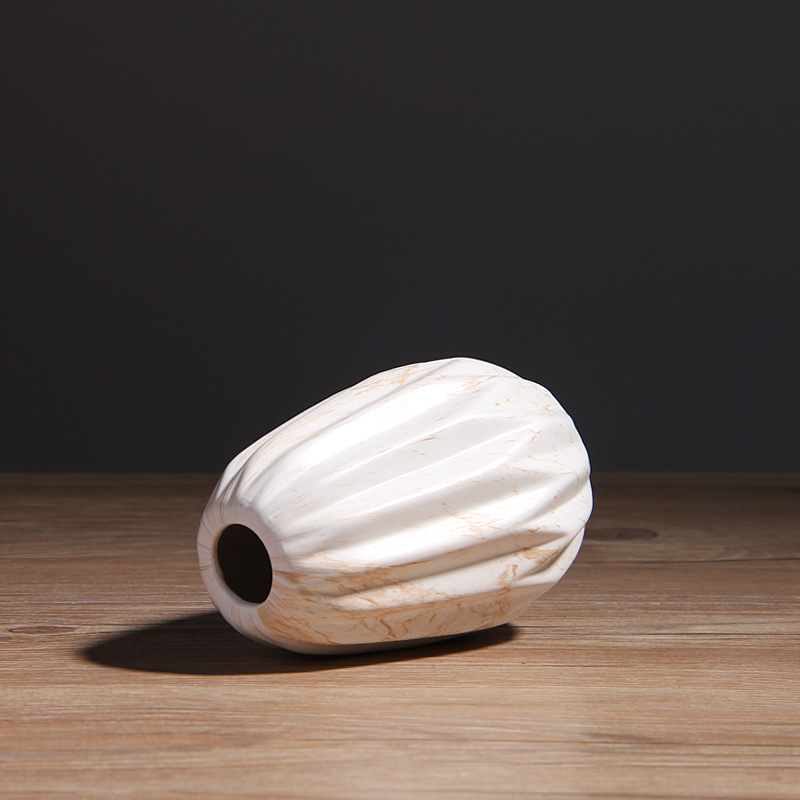 Hotel decoración botella de cerámica salón decoración mesa mármol Arte Creativo moda decoración al por mayor