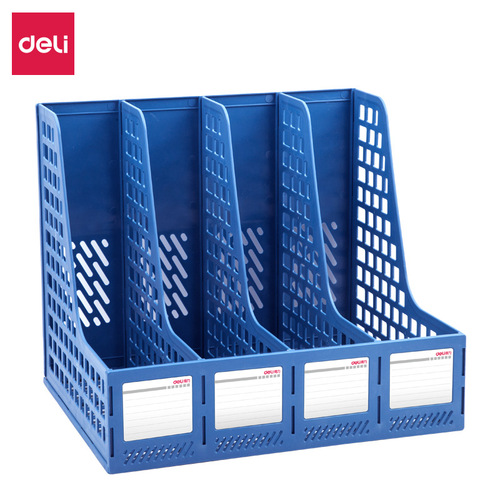 Deli file management rack 33777 four-link file frame information rack file column file rack office supplies wholesale