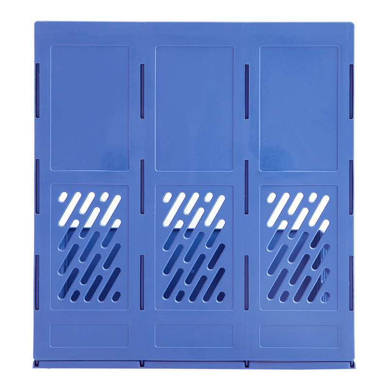 Deli 33666 document management rack triple document frame data rack File column file rack office supplies wholesale